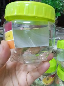 Transparent Plastic Jars
