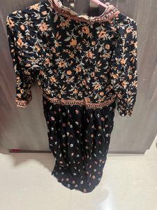 Floral Embroidered Midi Dress