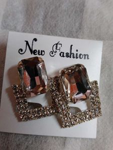 Sparkling Gemstone Earrings