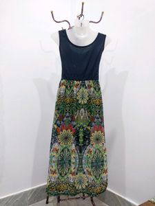 Multi Printed Midi Dress