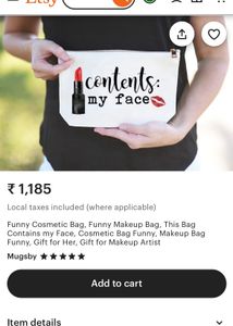 Makeup Bag - Contents My Face