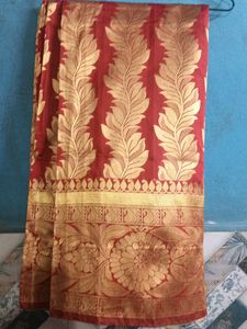 Red &amp; Green Sari