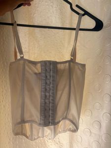 White Lace Bustier