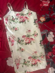 Floral Print Slip Dress size-S
