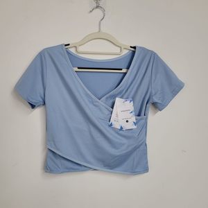 Cute Light Blue Top