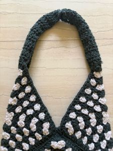 Handmade Crochet Granny Square Bag