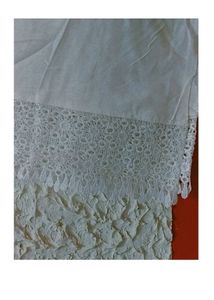 New White  Chickenkari Palazzo