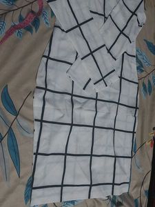 Grid Print Bodycon Dress