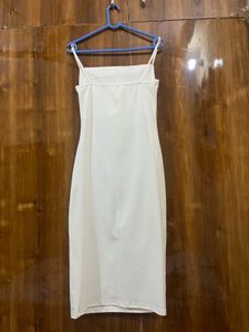 White Bodycon Ruched Cocktail Dress