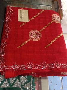 Fancy Embellished Sarees - Set of 3