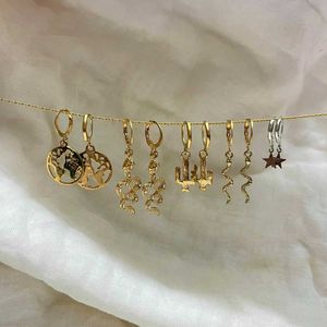 Beautiful Gold Huggies Earrings
