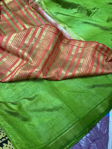 Mehendi Green Saree