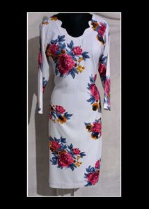 Bust 40 Beautiful Floral Churidar Pajama Set