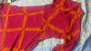 Stylish Red &amp; Orange Kurta