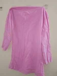 Embroidery Pink Kurta Top