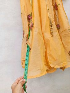 Floral Anarkali gown Set