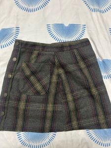 Plaid Mini Skirt
