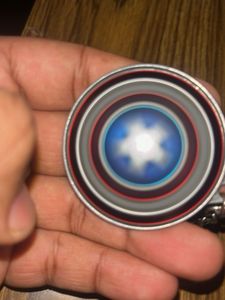 Captain America Spin Keychain