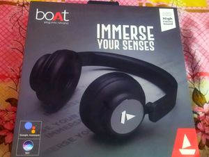Boat Rockerz 450 BT Headphone Lucious Black ⚫
