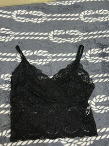 Black Lace Cami Top
