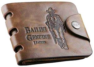 Bailini Men Brown Genuine Leather Wallet
