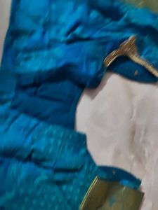 Silk Blouse with Embroidery Stickers