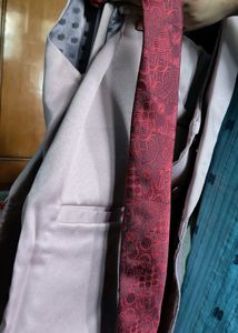 Stylish Pink 5 Peice Suit For Man