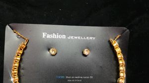 NEW LOOK SILVER STONE JWELLERY SET FOR GIRLS/KIDS