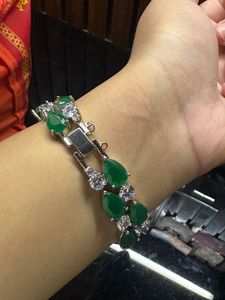 Green Stone Bangle