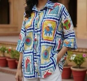 Printed Women's Top