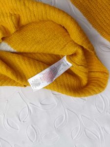 Color Block Knit Pullover Sweater