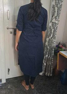 Aurelia Navy Blue Kurta