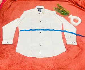 INDIGO NATION WHITE SHIRT (SIZE-40)