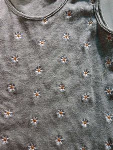 Daisy Embroidered Tank Top