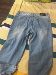 Ripped Wide Leg Jeans