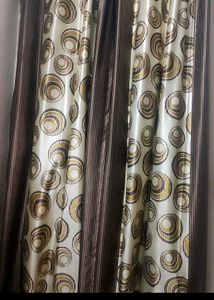 Brown🟤 Printed 9 Ft 4 Curtains