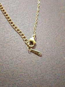 Heart &amp; Circle Gold Necklace