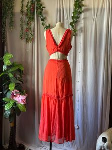 Coral Maxi Dress