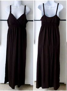 Elegant Brown Maxi Dress