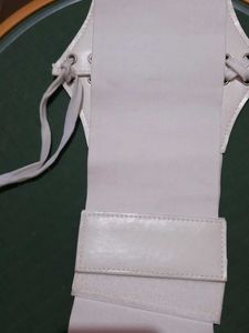 White Corset Belt