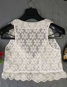Off-white Lace Shrug