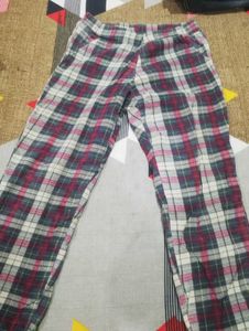 Plaid Casual Pants