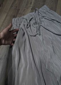 Stylish Grey Wide Leg Pants