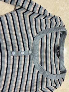 Striped Long Sleeve Top