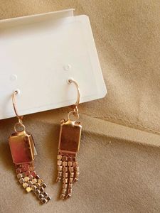 Rashi Red Stone Dangle Earrings