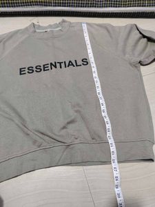 Essentials fear of God Olive Green Sweatshirt