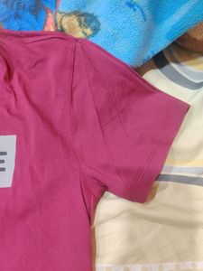 Brand Print Slim Fit Crew Neck Tshirt