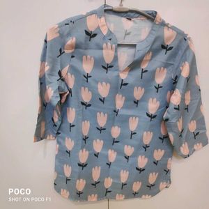 Floral Print Women's Top