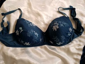 Floral Print Bra