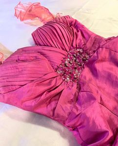 Elegant Pink Ethnic Gown🎀🦄🦋